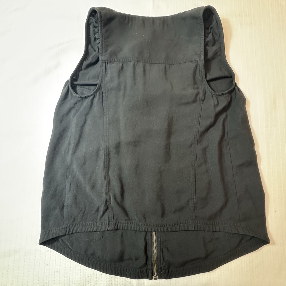 Calvin Klein‎ Womens Black Utility Zip Up Vest Sleeveless XS GorpcoreUtility - Picture 5 of 14